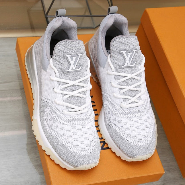 SNEAKERS IN GREY MIX SILVER MESH BREATHABLE AND RUBBER