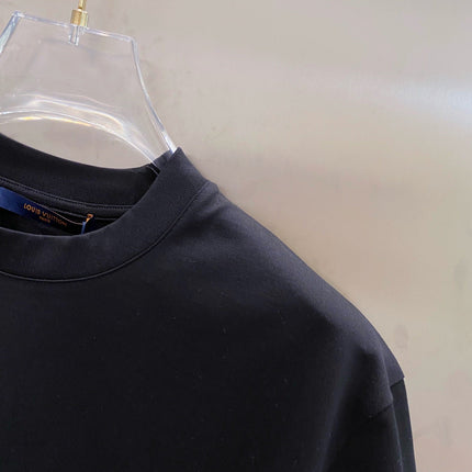 LV MONOGRAM T-SHIRT BLACK COTTON 238824
