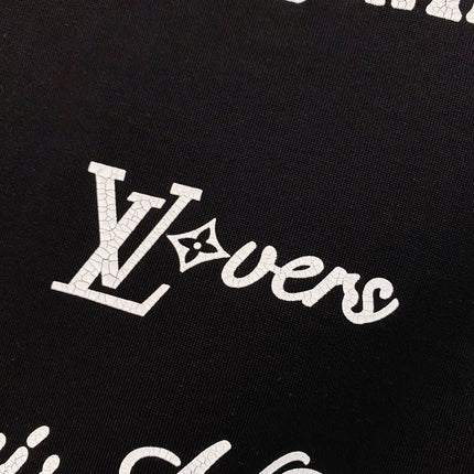 LV BASIC T-SHIRT IN BLACK COTTON 238827