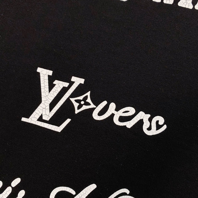 LV BASIC T-SHIRT IN BLACK COTTON 238827