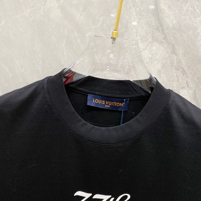 LV BLACK MONOGRAM COTTON T-SHIRT 239486