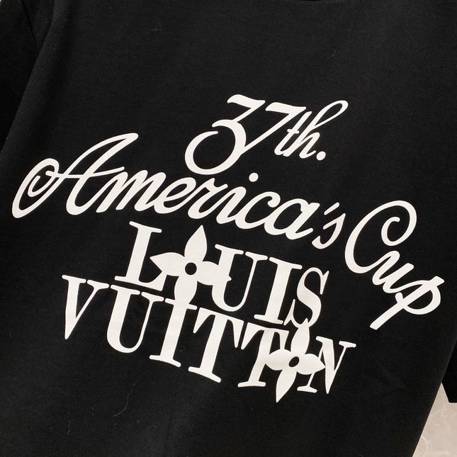 LV BLACK MONOGRAM COTTON T-SHIRT 239486