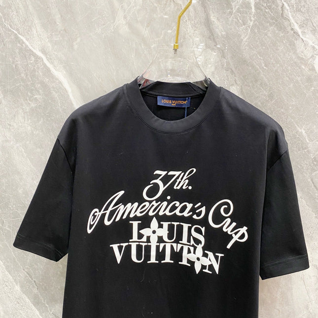 LV BLACK MONOGRAM COTTON T-SHIRT 239486