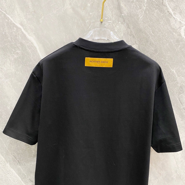 LV BLACK MONOGRAM COTTON T-SHIRT 239486