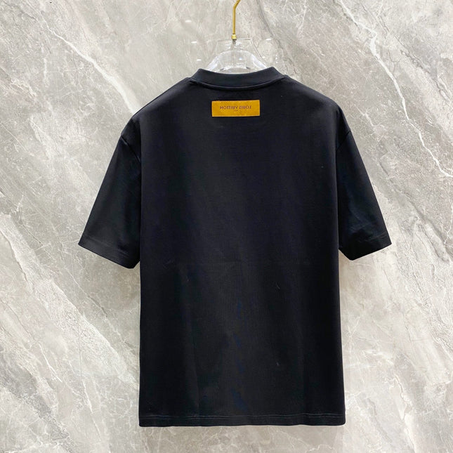 LV BLACK MONOGRAM COTTON T-SHIRT 239486