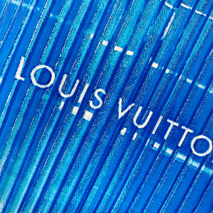 LV T-SHIRT IN WHITE COTTON BLUE LOGO PRINT 238837