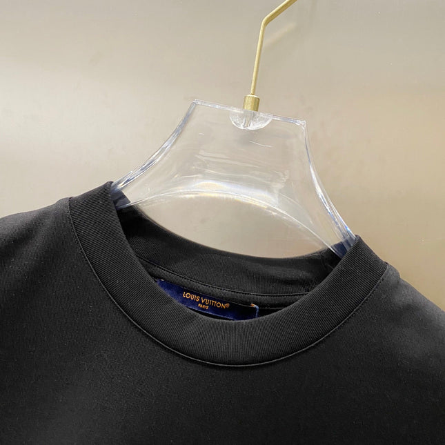 LV BLACK COTTON T-SHIRT 238839