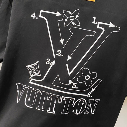 LV BLACK COTTON T-SHIRT 238839