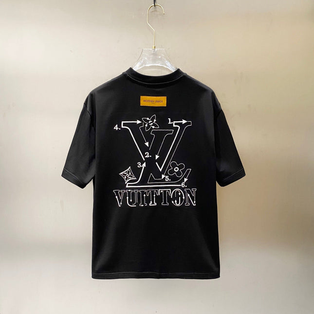 LV BLACK COTTON T-SHIRT 238839