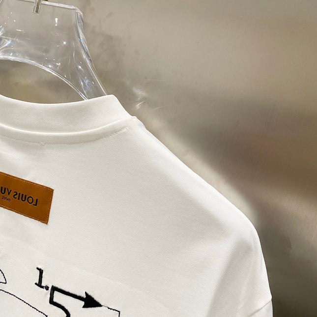 LV WHITE COTTON T-SHIRT 238840