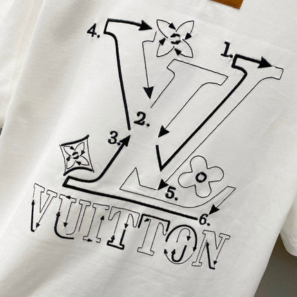 LV WHITE COTTON T-SHIRT 238840