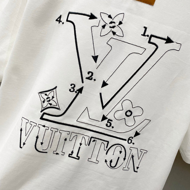 LV WHITE COTTON T-SHIRT 238840