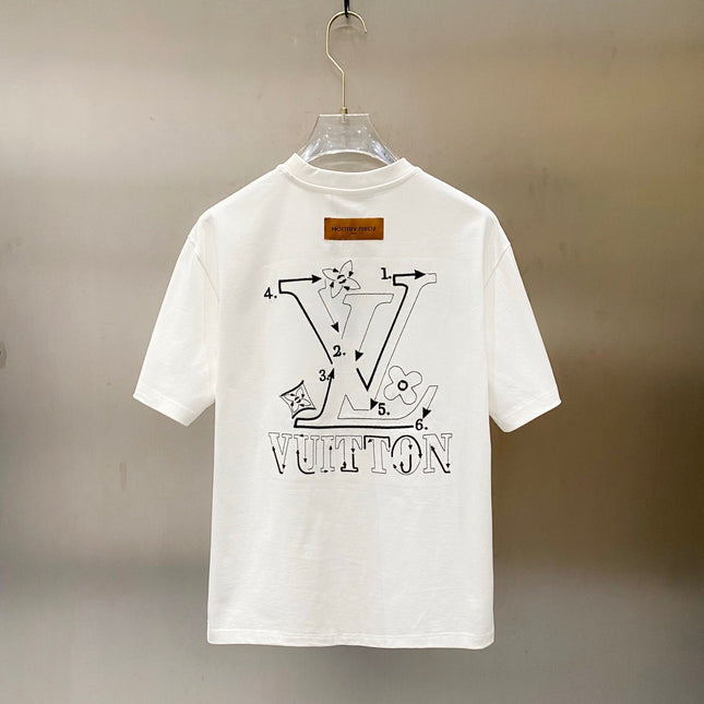 LV WHITE COTTON T-SHIRT 238840