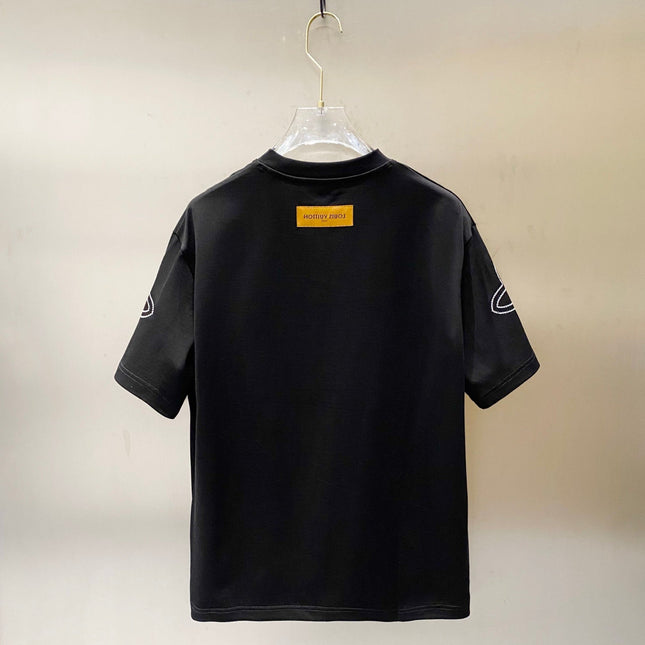 LV BLACK COTTON T-SHIRT 238845