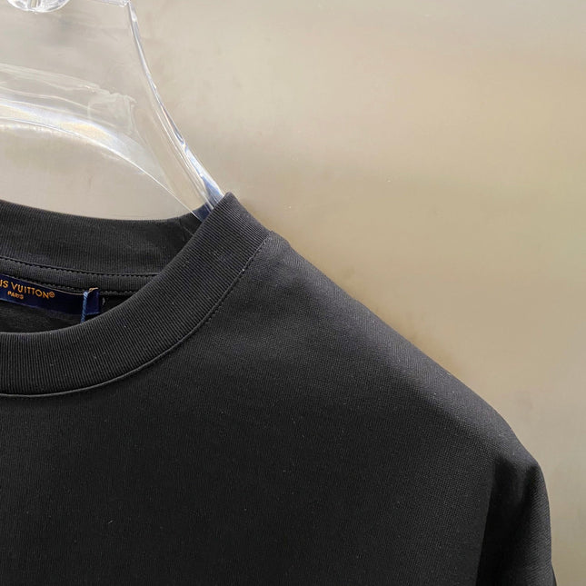 LV BLACK COTTON T-SHIRT 238845