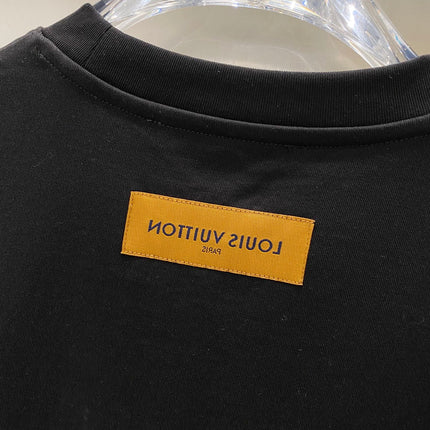 LV BLACK COTTON T-SHIRT 238845