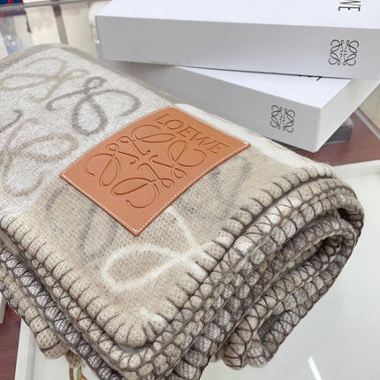 LOEWE 25S SCARF 170 IN CASHMERE WOOL 740405