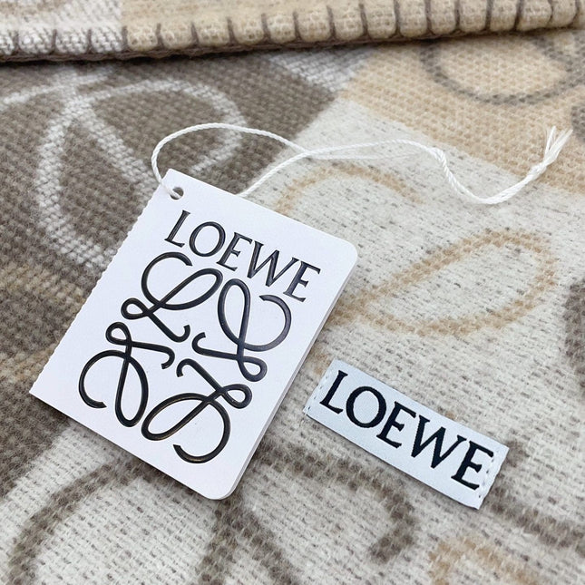 LOEWE 25S SCARF 170 IN CASHMERE WOOL 740405