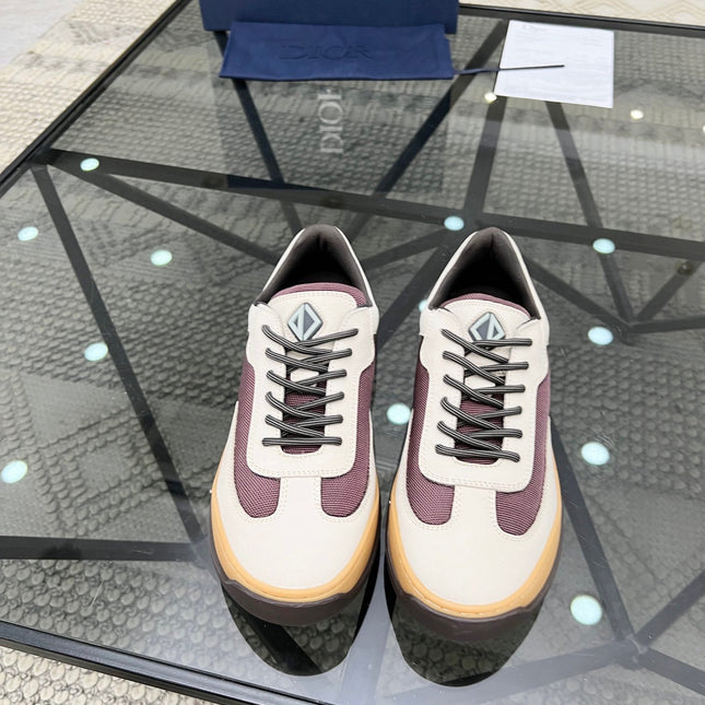 CD DEAN SNEAKER WHITE CALFSKIN