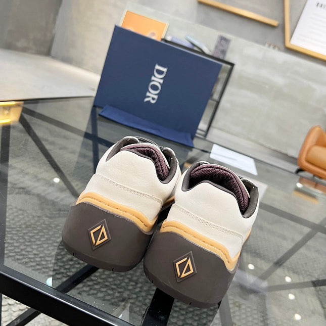 CD DEAN SNEAKER WHITE CALFSKIN