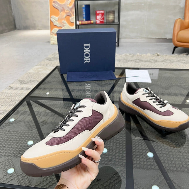 CD DEAN SNEAKER WHITE CALFSKIN