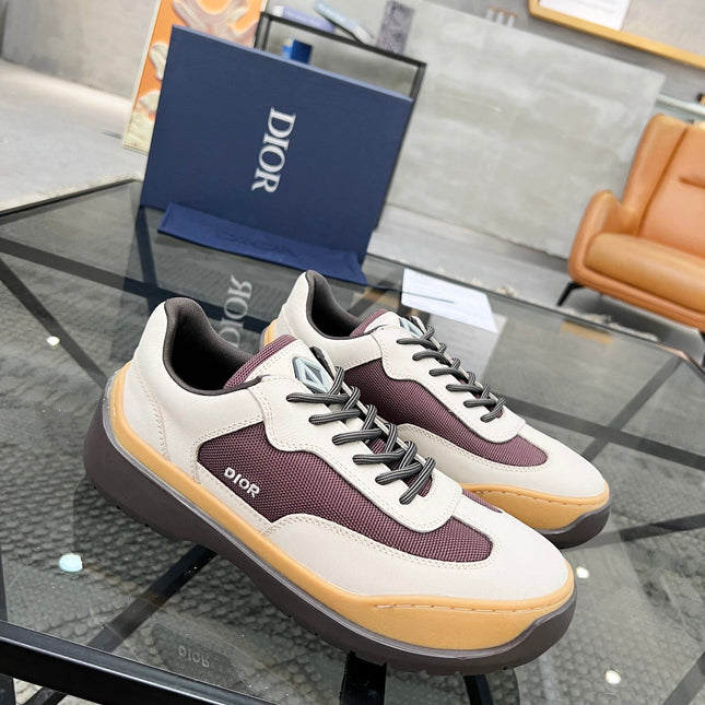 CD DEAN SNEAKER WHITE CALFSKIN