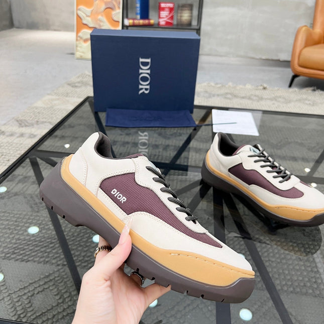 CD DEAN SNEAKER WHITE CALFSKIN