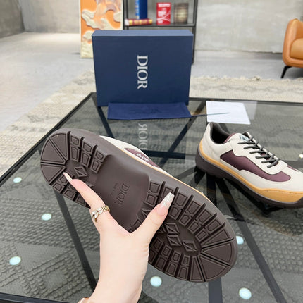 CD DEAN SNEAKER WHITE CALFSKIN