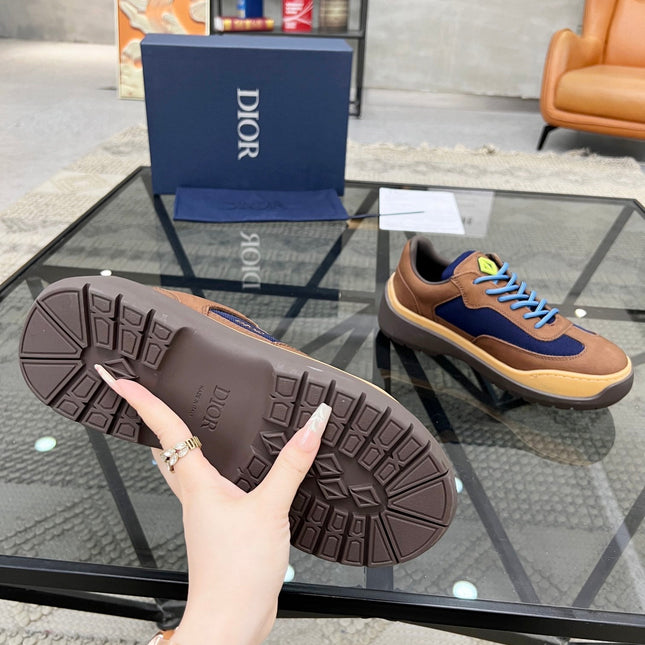 CD DEAN SNEAKER BROWN CALFSKIN
