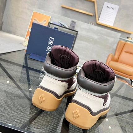CD DEAN ANKLE BOOTS WHITE CALFSKIN