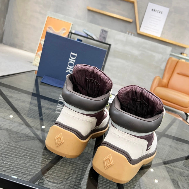 CD DEAN ANKLE BOOTS WHITE CALFSKIN