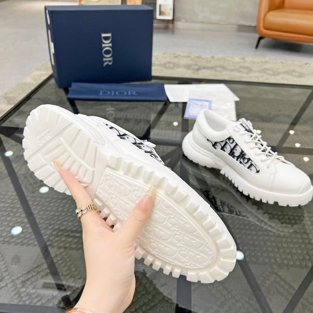 CD COMBAT DERBY SHOE WHITE CALFSKIN