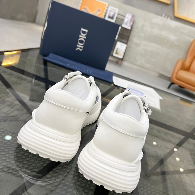 CD COMBAT DERBY SHOE WHITE CALFSKIN