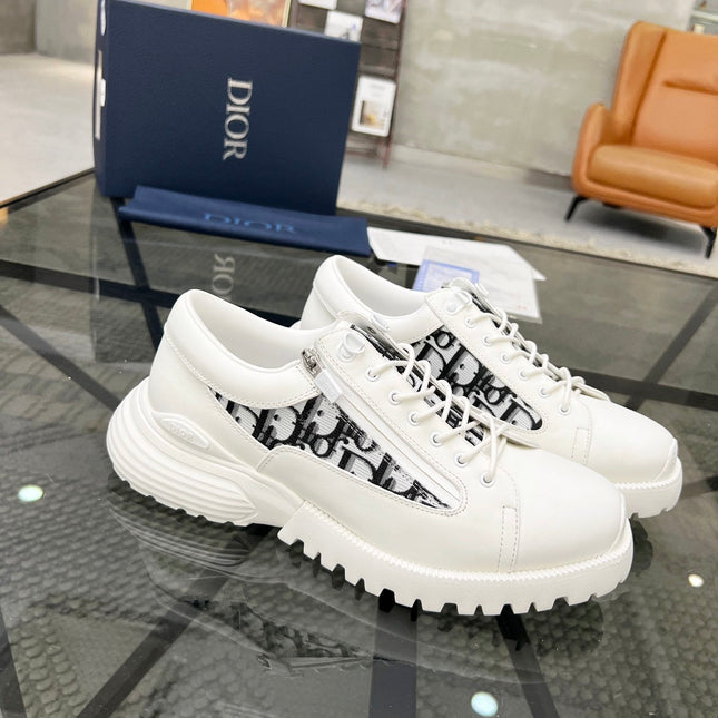CD COMBAT DERBY SHOE WHITE CALFSKIN