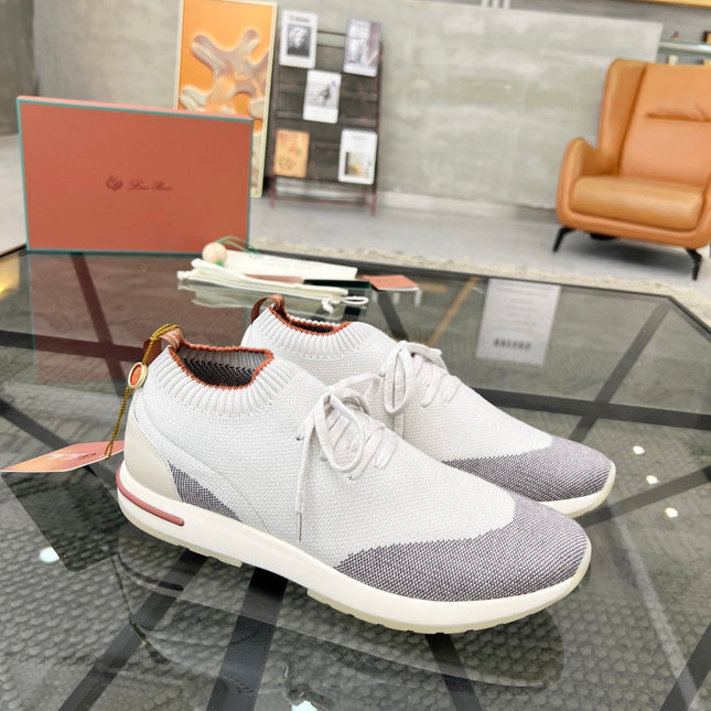 LP 360 LP FLEXY WALK SNEAKER WHITE AND GRAY WOOL