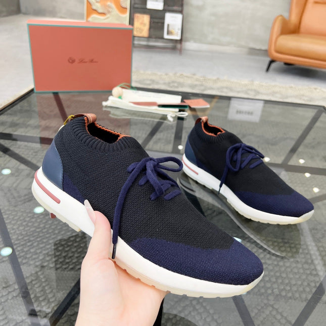 LP 360 LP FLEXY WALK SNEAKER NAVY AND BLACK WOOL