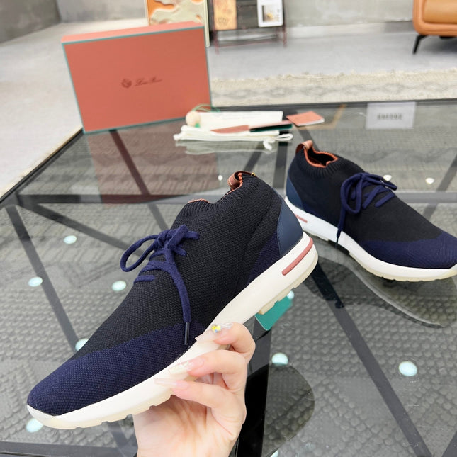 LP 360 LP FLEXY WALK SNEAKER NAVY AND BLACK WOOL