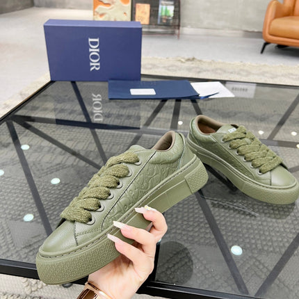 CD B33 SNEAKER PICKLE EMBOSSED CALFSKIN