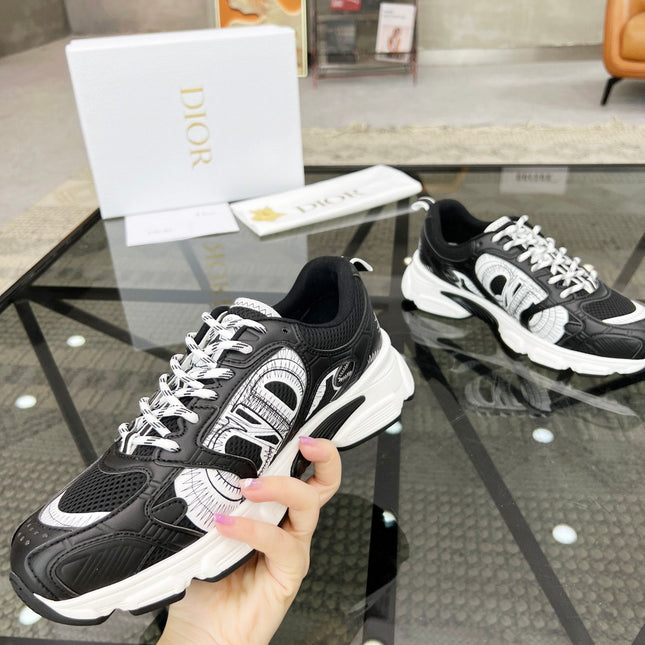 CD CHRONO SNEAKER BLACK MESH FABRIC