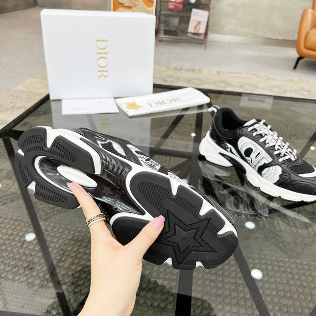 CD CHRONO SNEAKER BLACK MESH FABRIC