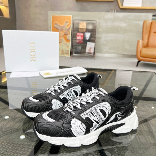CD CHRONO SNEAKER BLACK MESH FABRIC