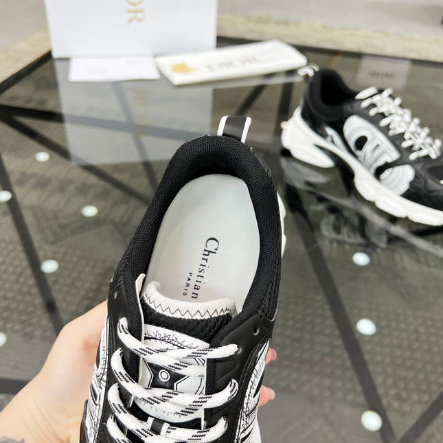 CD CHRONO SNEAKER BLACK MESH FABRIC