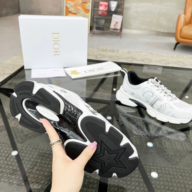 CD CHRONO SNEAKER WHITE MESH FABRIC