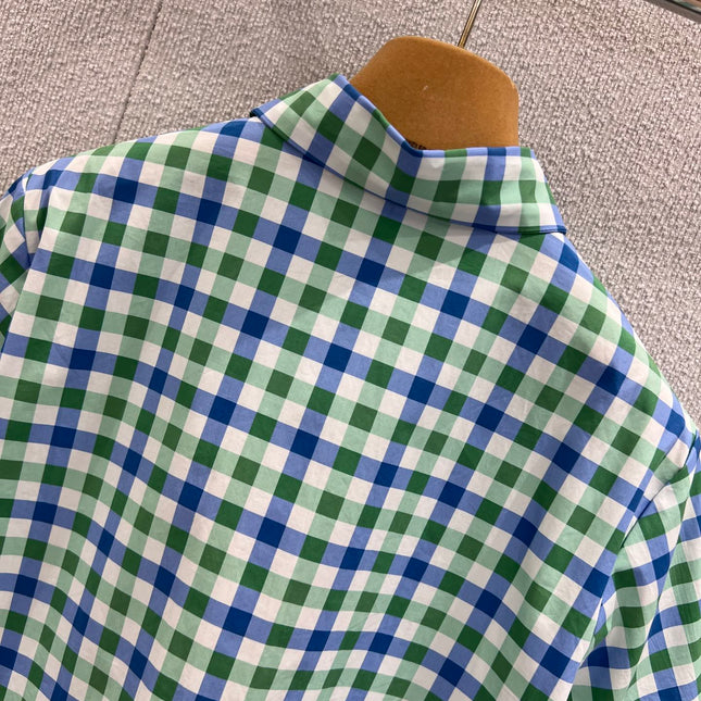 MIUMIU PLAID SHIRT 268890