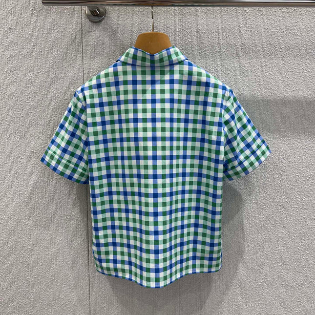 MIUMIU PLAID SHIRT 268890