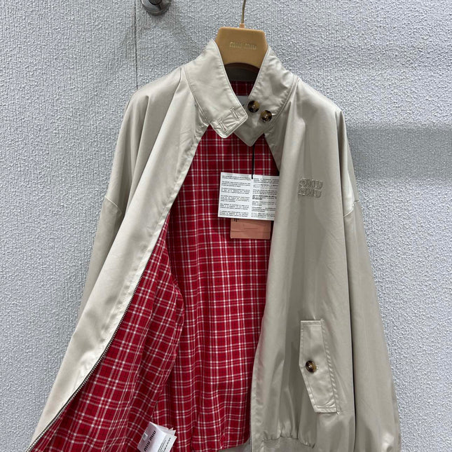 MIUMIU OVERSIZED BOMBER JACKET 268903