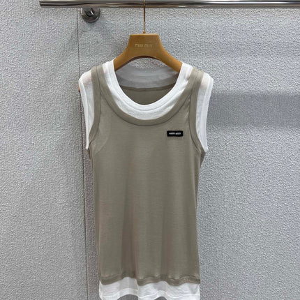 MIUMIU SLEEVELESS TOP 268911