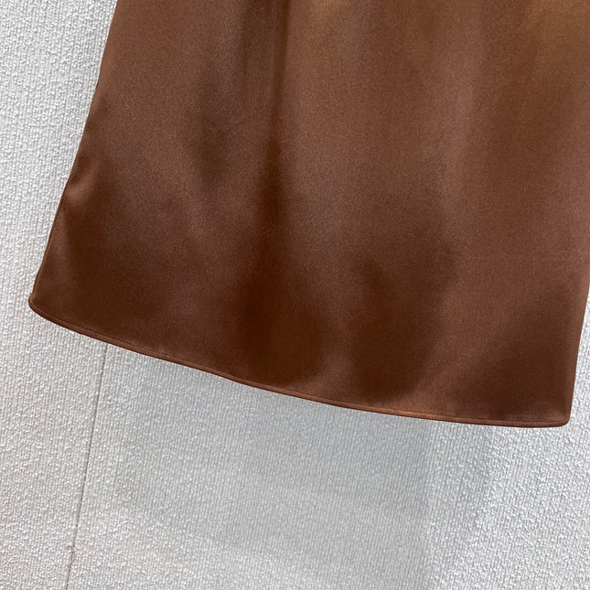 MIUMIU SATIN SKIRT 268884