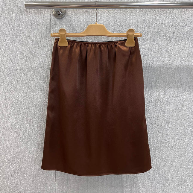 MIUMIU SATIN SKIRT 268884