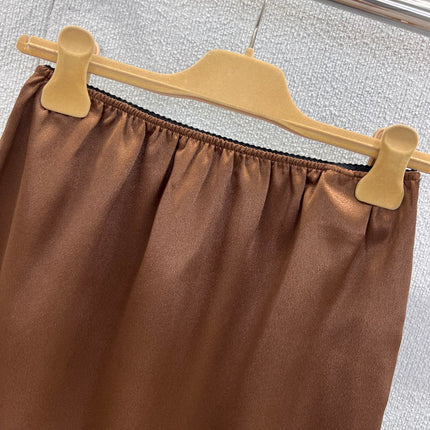 MIUMIU SATIN SKIRT 268884